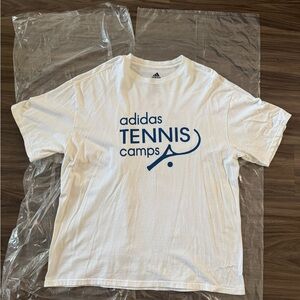 2001 Adidas Tennis Camps White T-Shirt Men’s XL